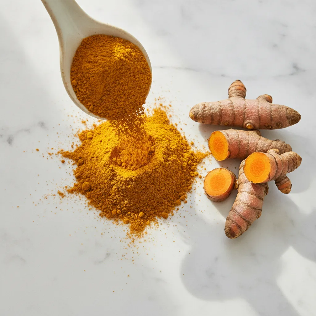 Ground turmeric spice